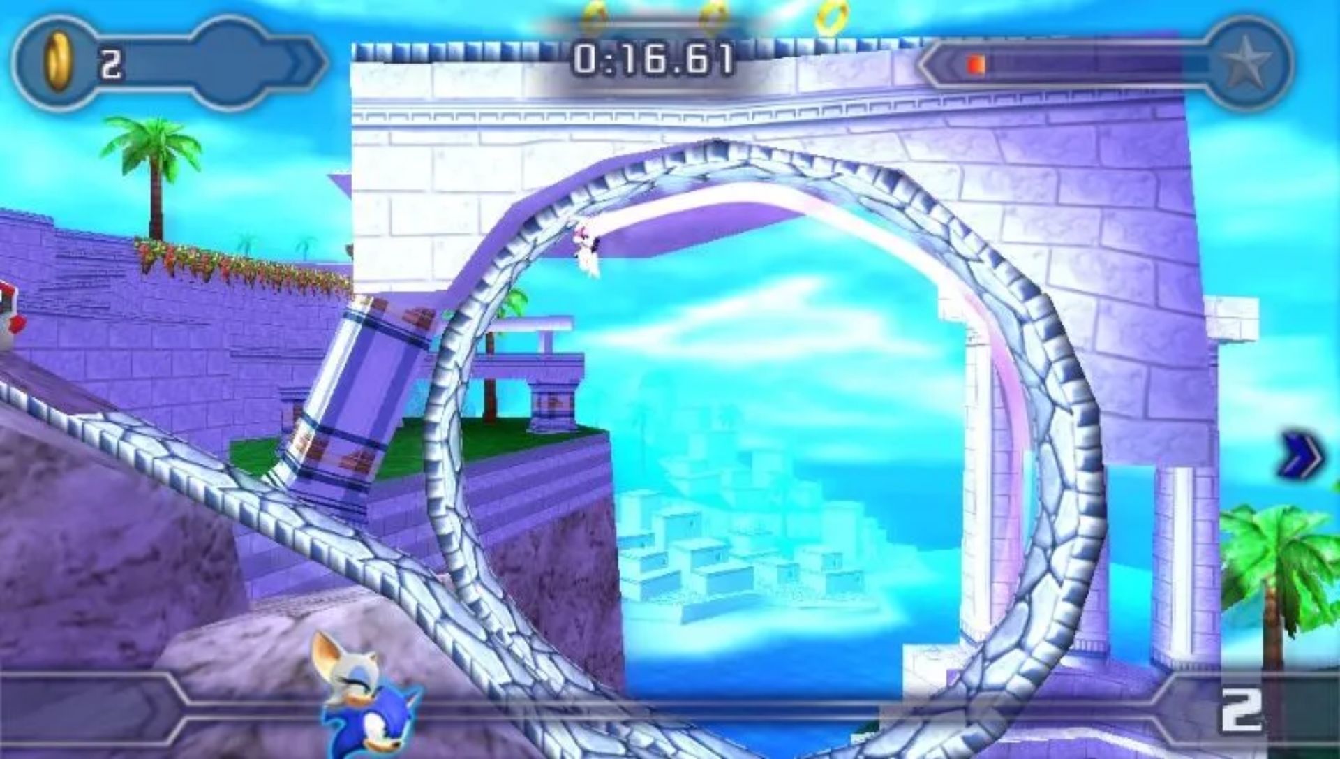 索尼克：竞争者2PSP游戏截图第6张