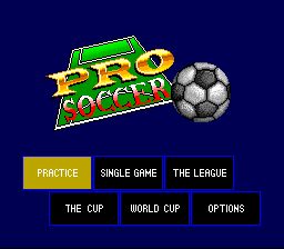 职业足球SFC游戏截图第2张