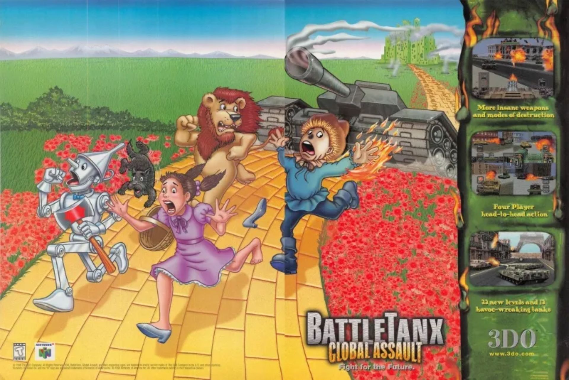 坦克大战：世界公敌N64游戏截图第4张