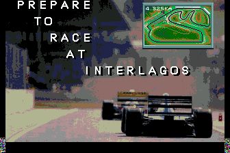 F1赛车MD游戏截图第4张