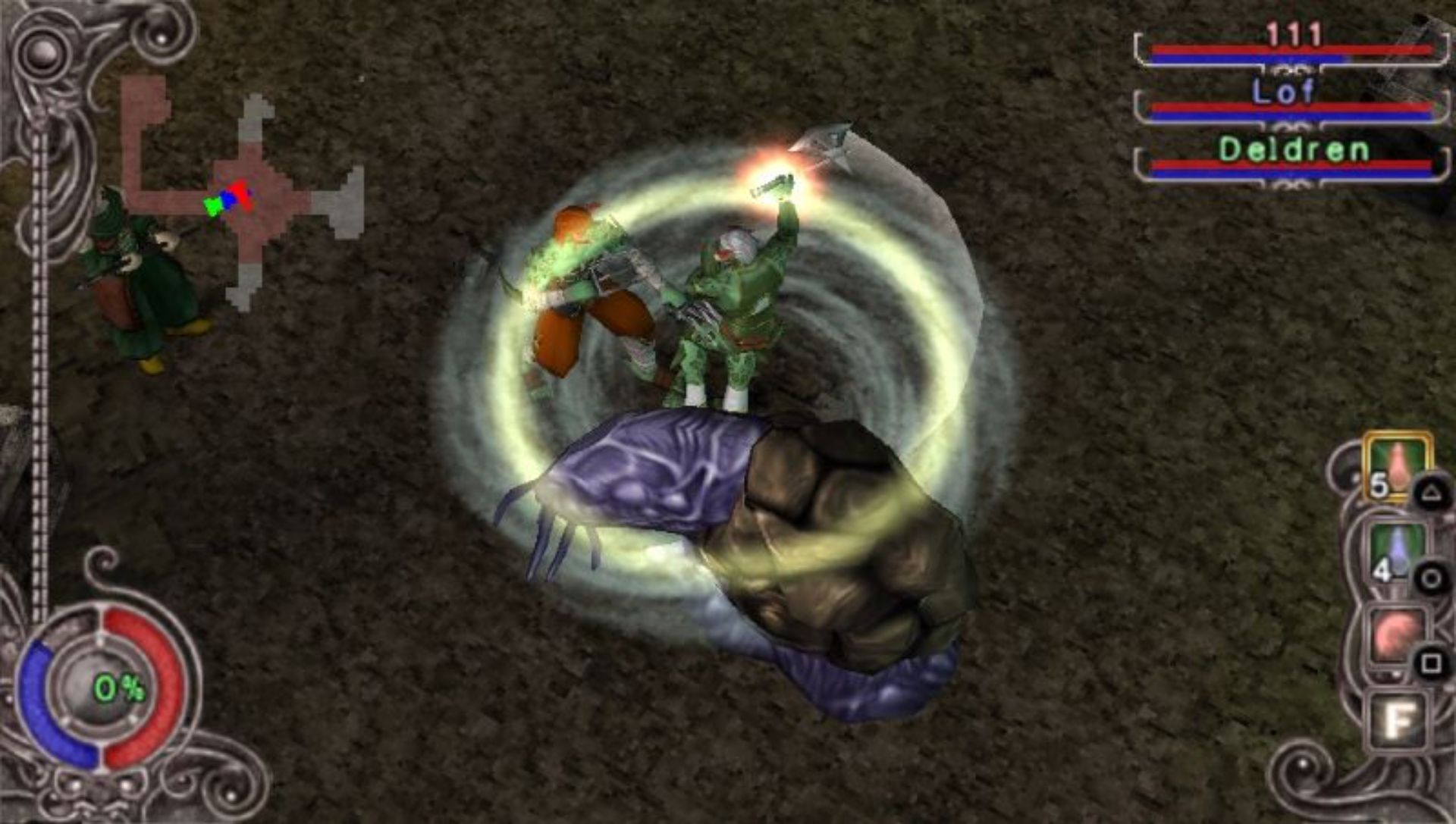 迷宫探险家：盟约之门PSP游戏截图第5张