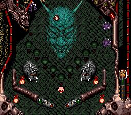 邪鬼破坏弹珠台SFC游戏截图第2张