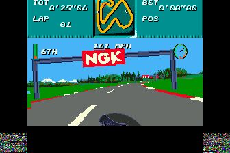 川崎超级摩托大赛MD游戏截图第7张