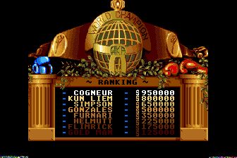 强中强：踢拳锦标赛／自由搏击：强中强MD游戏截图第7张