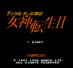FC角色扮演游戏《女神转生2》隐藏秘籍大全：音乐测试与复位彩蛋