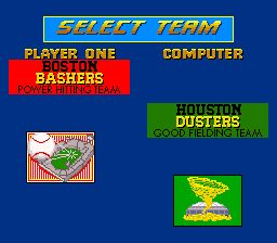 美国职棒大联盟之替补阵容SFC游戏截图第4张