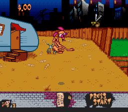 雷恩与史地皮：时间扭曲SFC游戏截图第4张