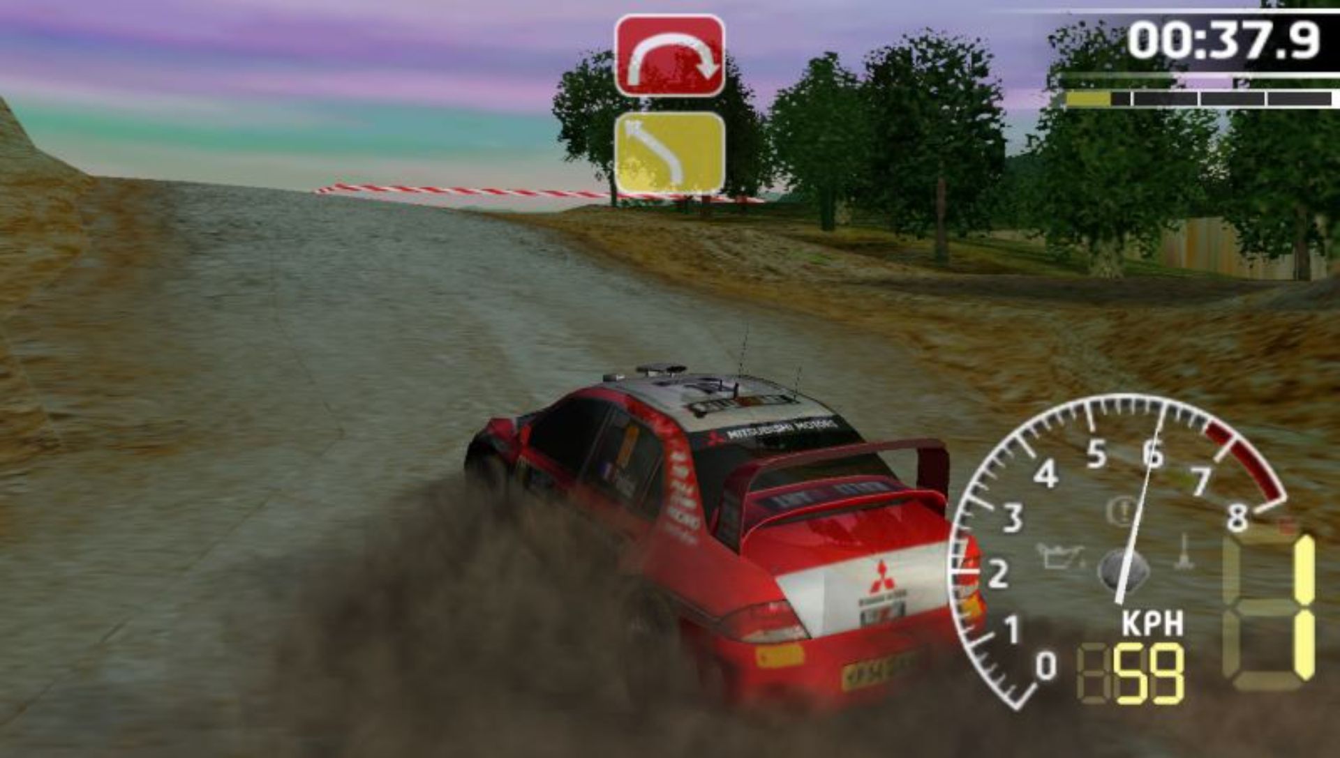 世界拉力锦标赛PSP游戏截图第9张