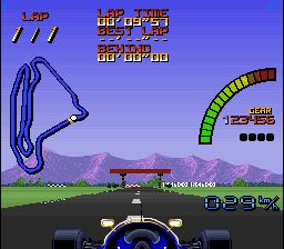 尼格尔曼塞尔F1挑战SFC游戏截图第7张