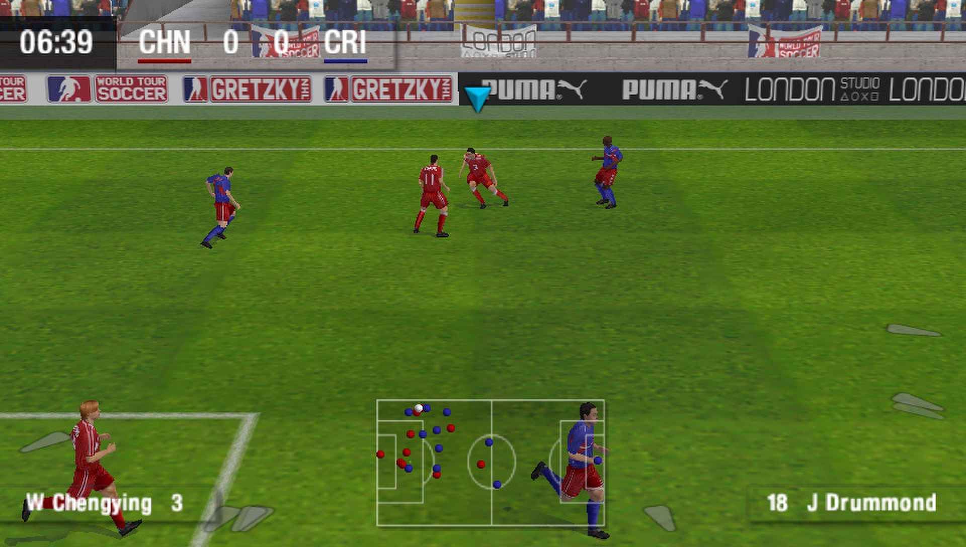 世界足球巡回赛PSP游戏截图第7张