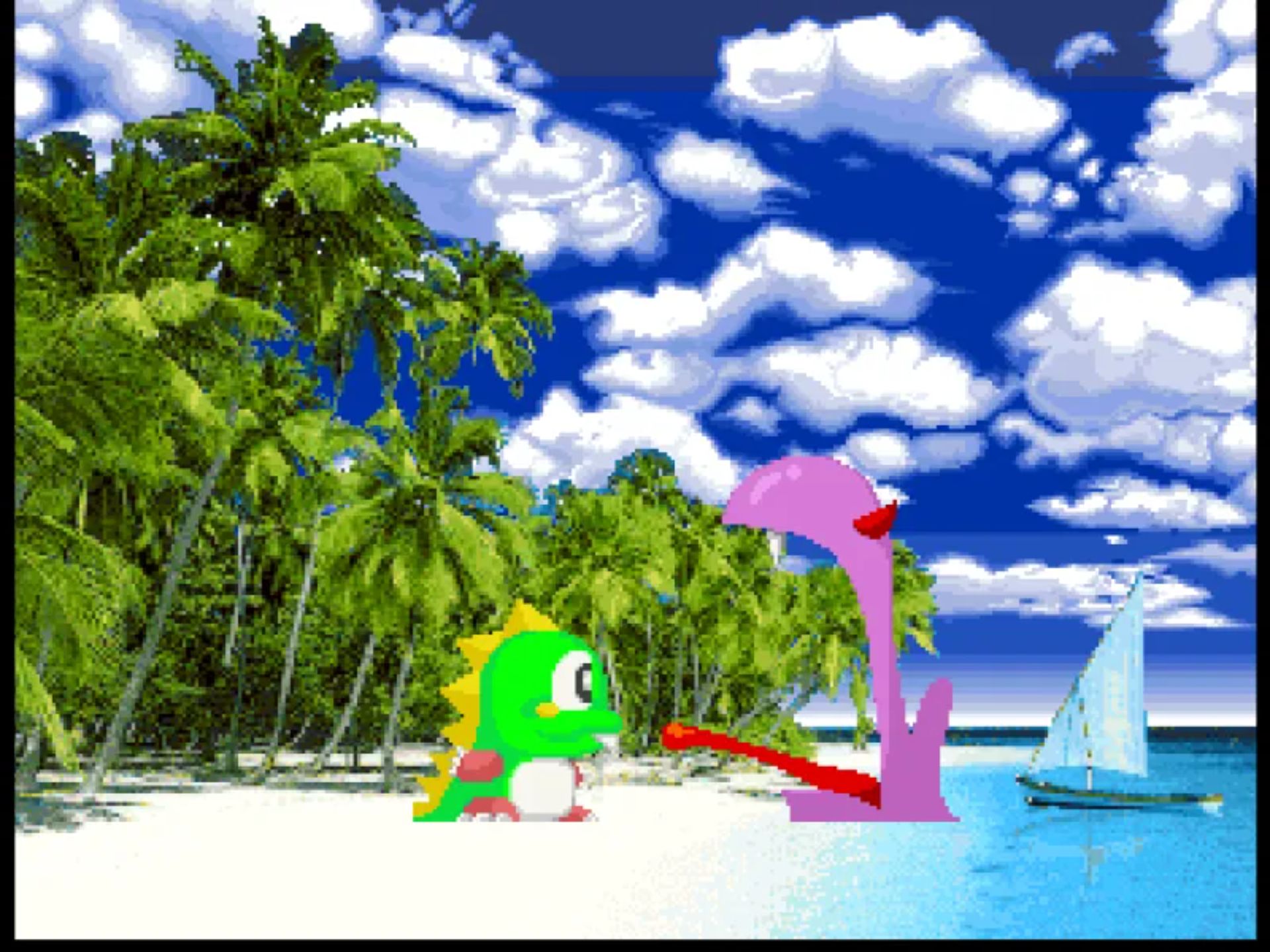 泡泡龙2：街机版N64游戏截图第4张