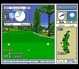 圆石滩高尔夫SFC游戏截图第8张