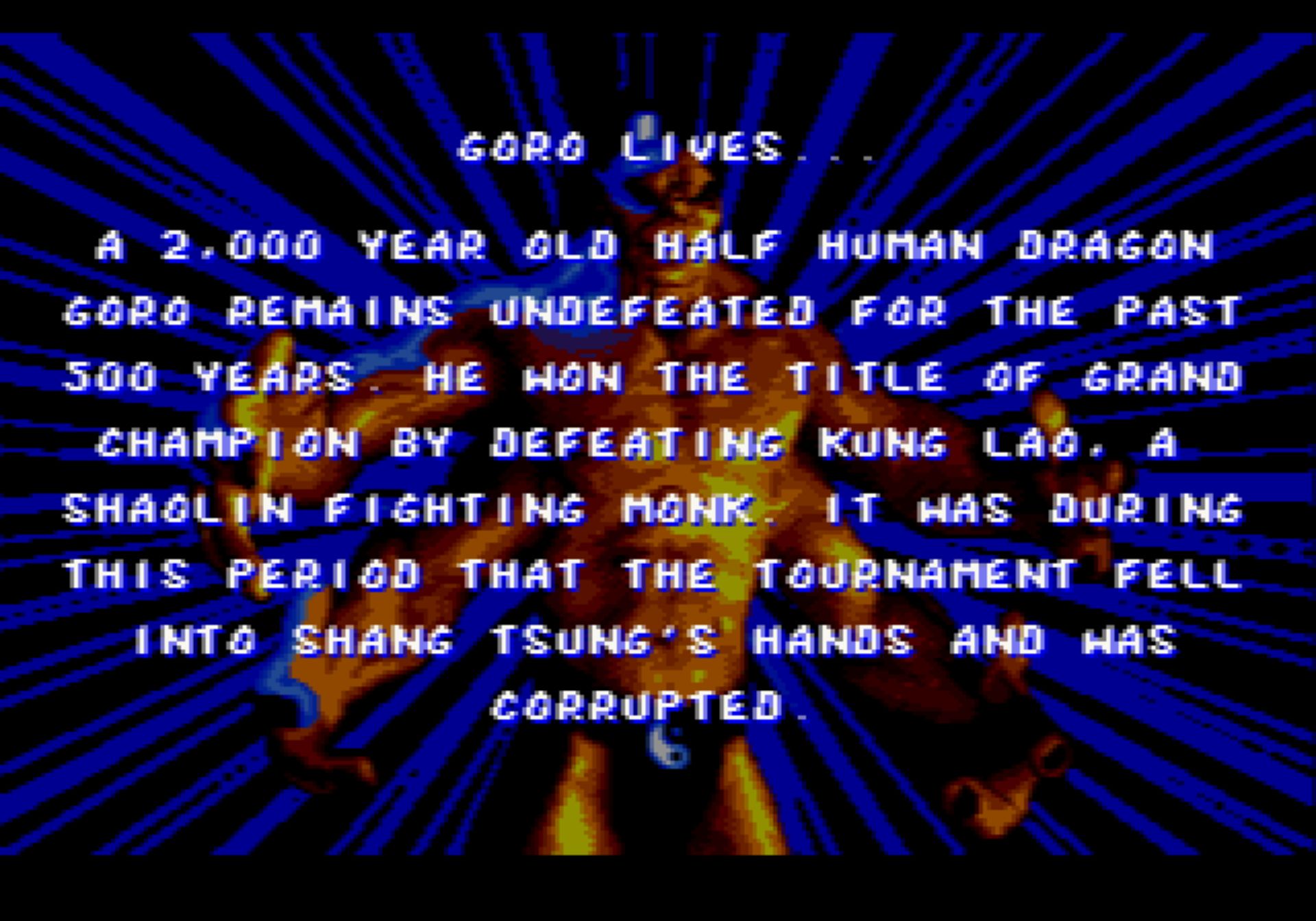 真人快打1MD游戏截图第4张