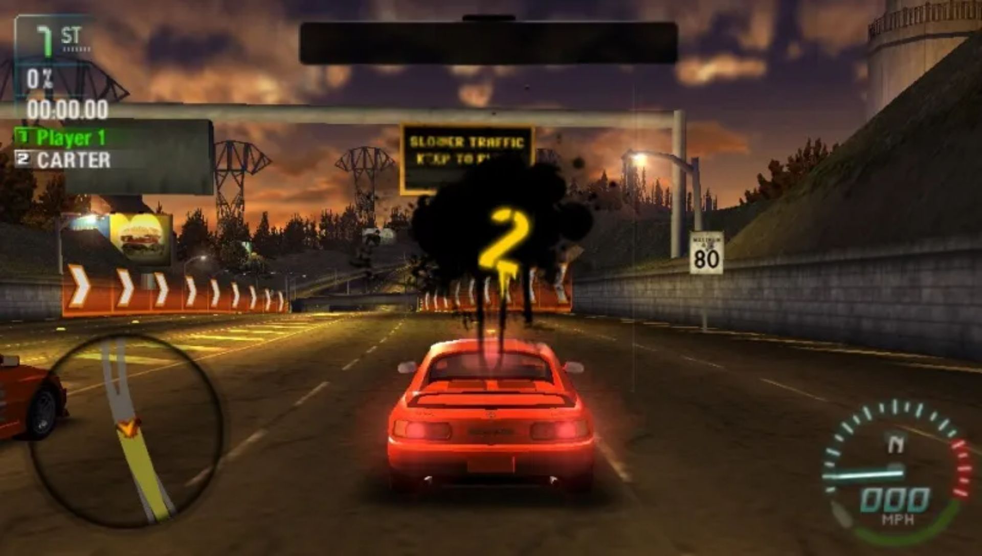 极品飞车：卡本峡谷之城市争霸PSP游戏截图第3张