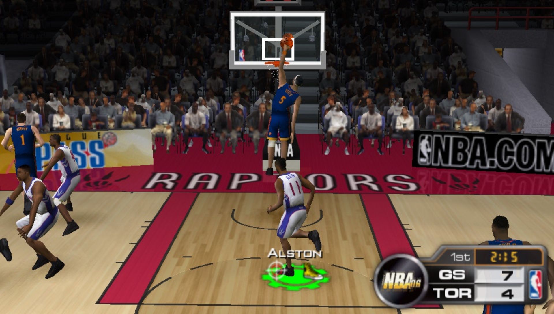 美国职业篮球联赛06PSP游戏截图第11张