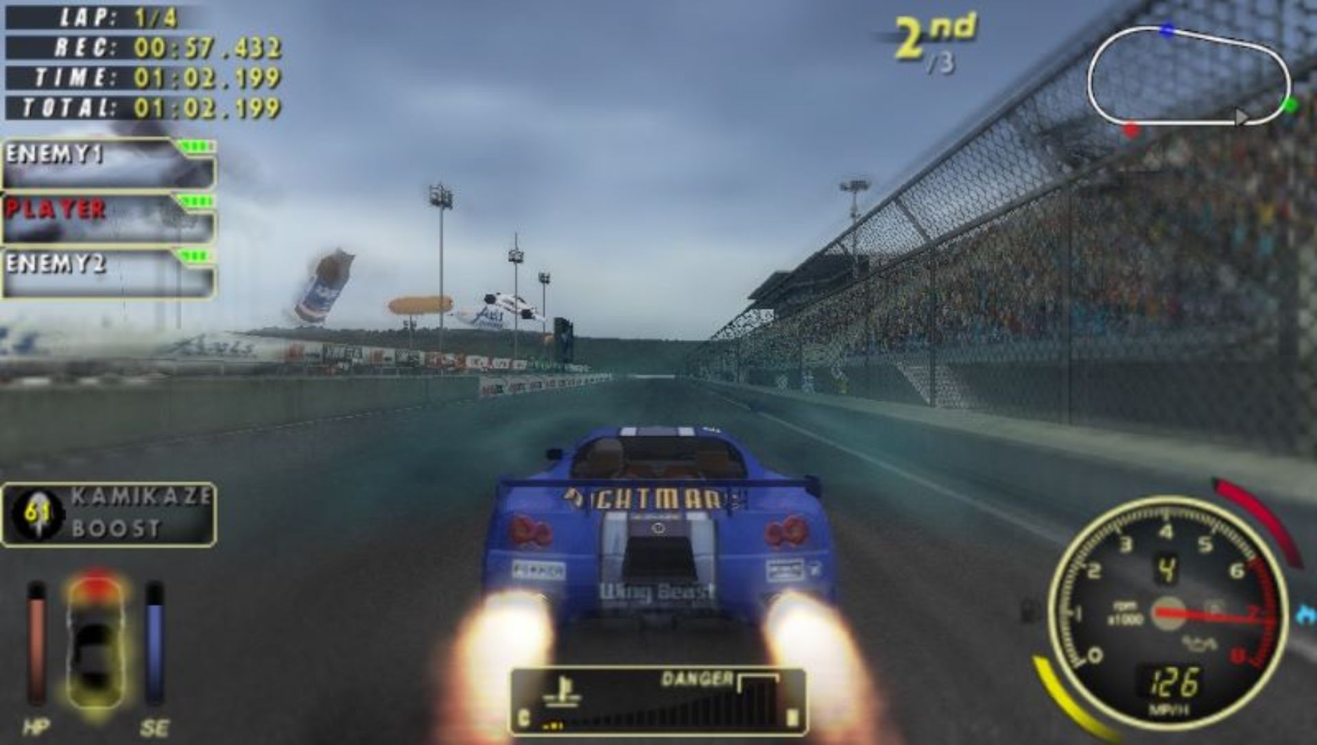 DT街头暴力赛车PSP游戏截图第4张