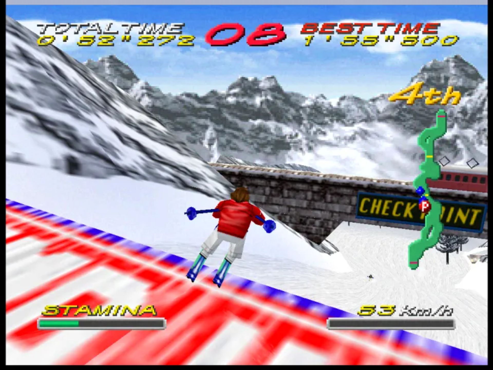 高山滑雪N64游戏截图第8张