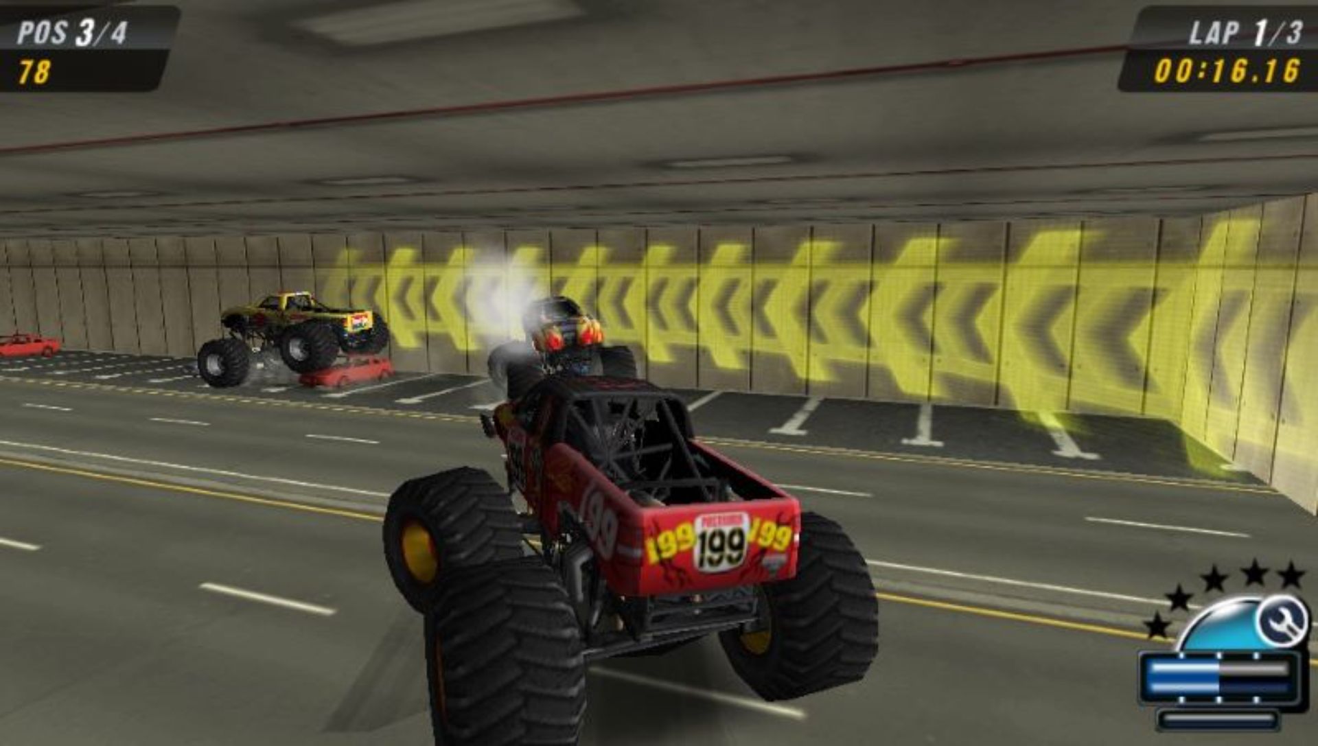 怪物卡车：城市乱斗PSP游戏截图第9张