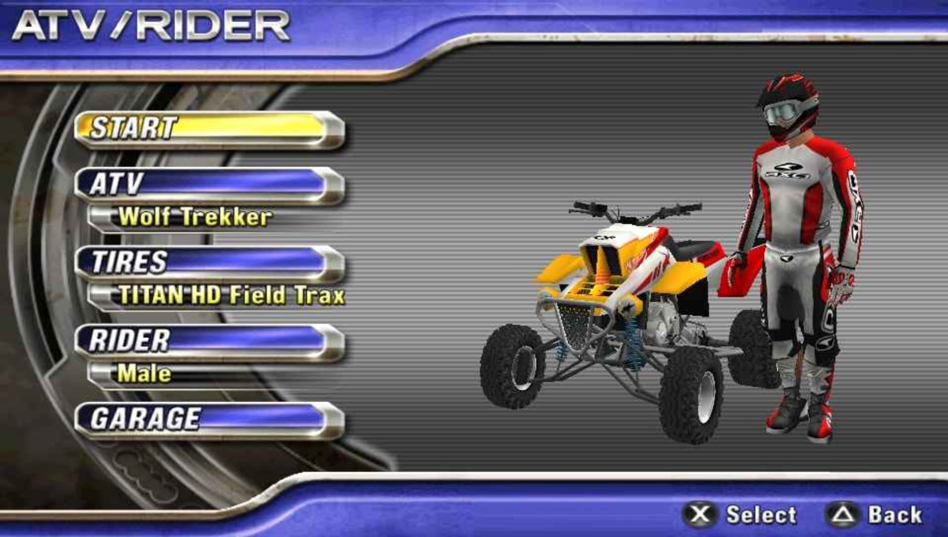 沙滩机车赛／ATV越野机车大赛PSP游戏截图第5张