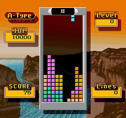 超级俄罗斯方块2，轰炸方块SFC游戏截图第4张