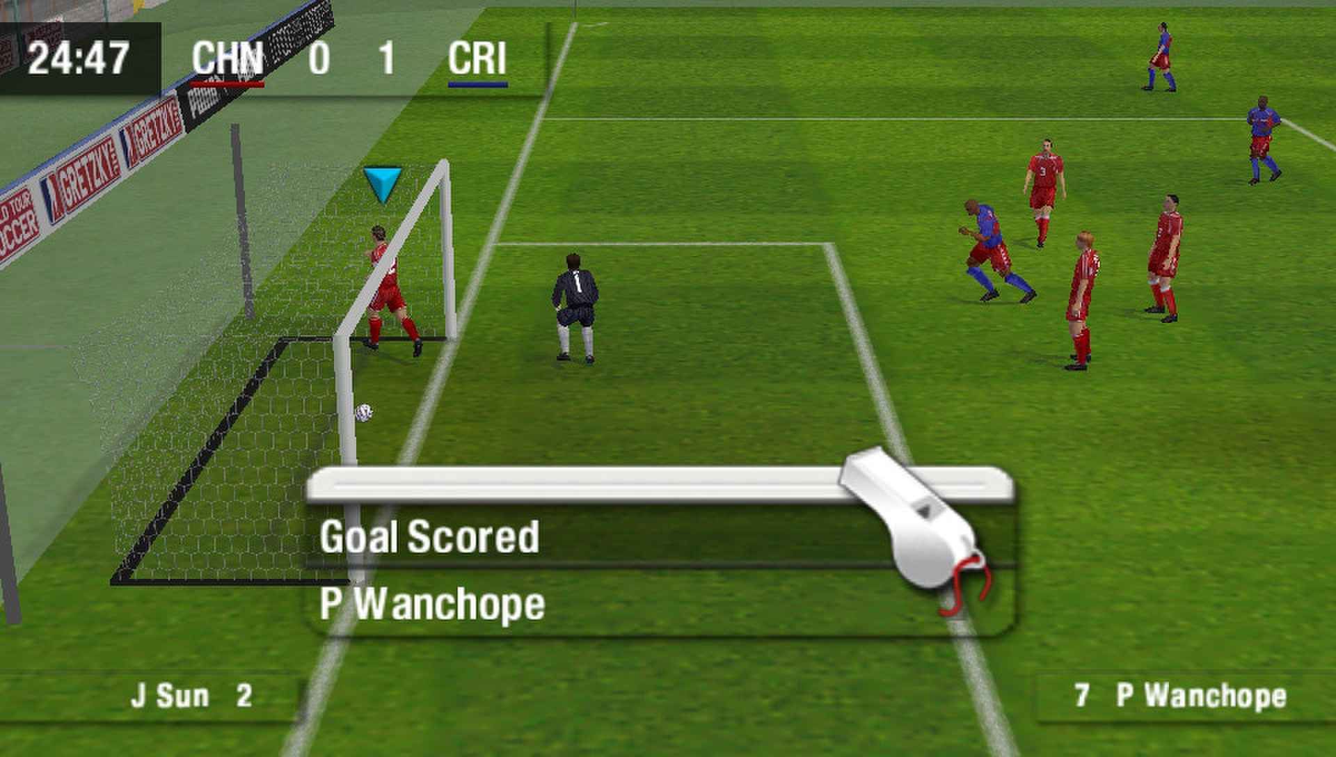 世界足球巡回赛PSP游戏截图第12张