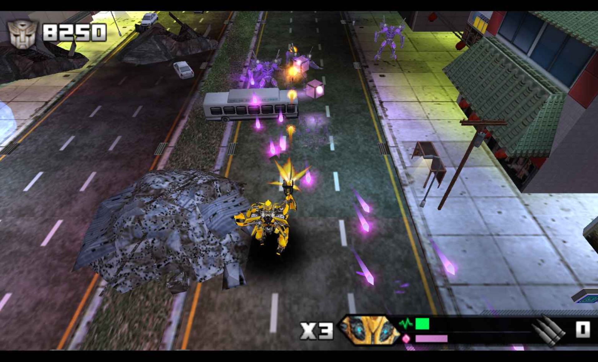 变形金刚2：卷土重来PSP游戏截图第5张