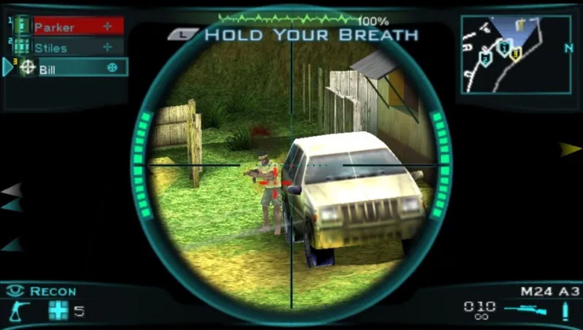 幽灵行动：猎食者PSP游戏截图第16张