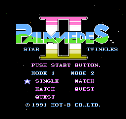 FC动作游戏《方块2(Palamedes 2)》音乐测试秘籍