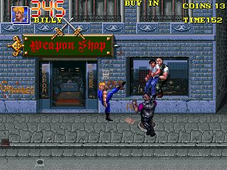 双截龙3：罗塞塔之石街机游戏截图第12张