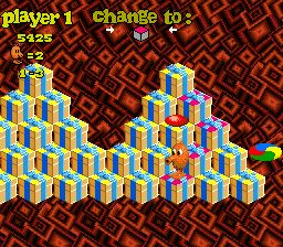 立体跳方块3／Q伯特3SFC游戏截图第12张