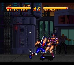 双截龙5：失落之影SFC游戏截图第4张