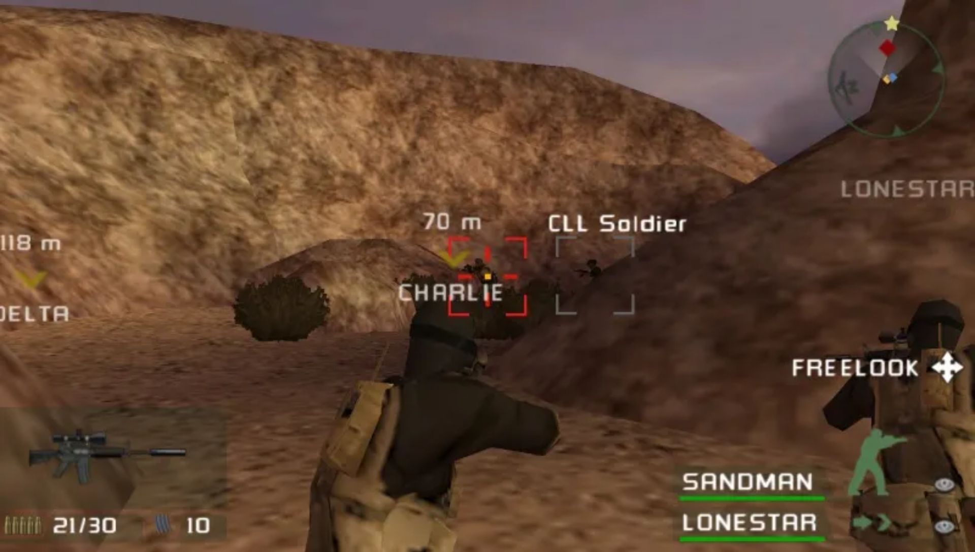 海豹突击队：火线小组1PSP游戏截图第3张