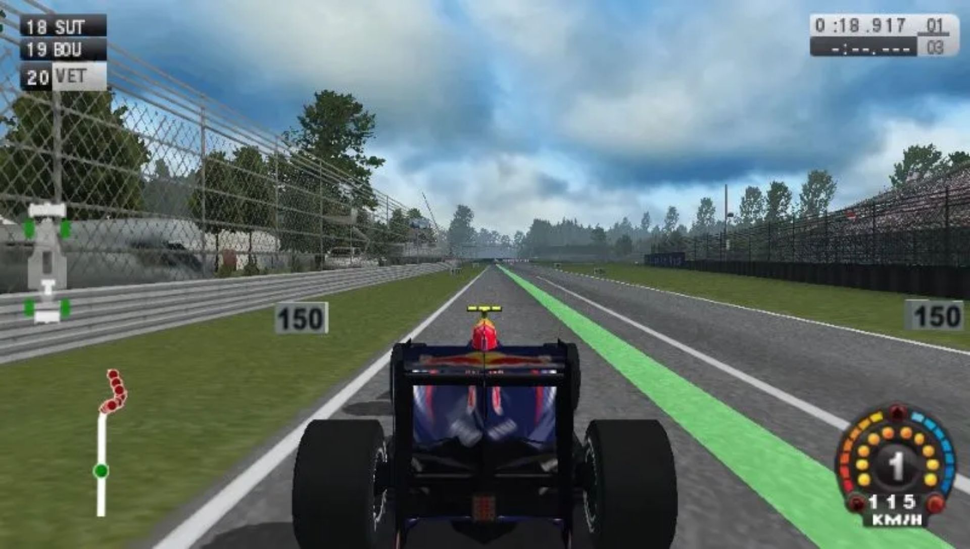 F1赛车2009PSP游戏截图第5张