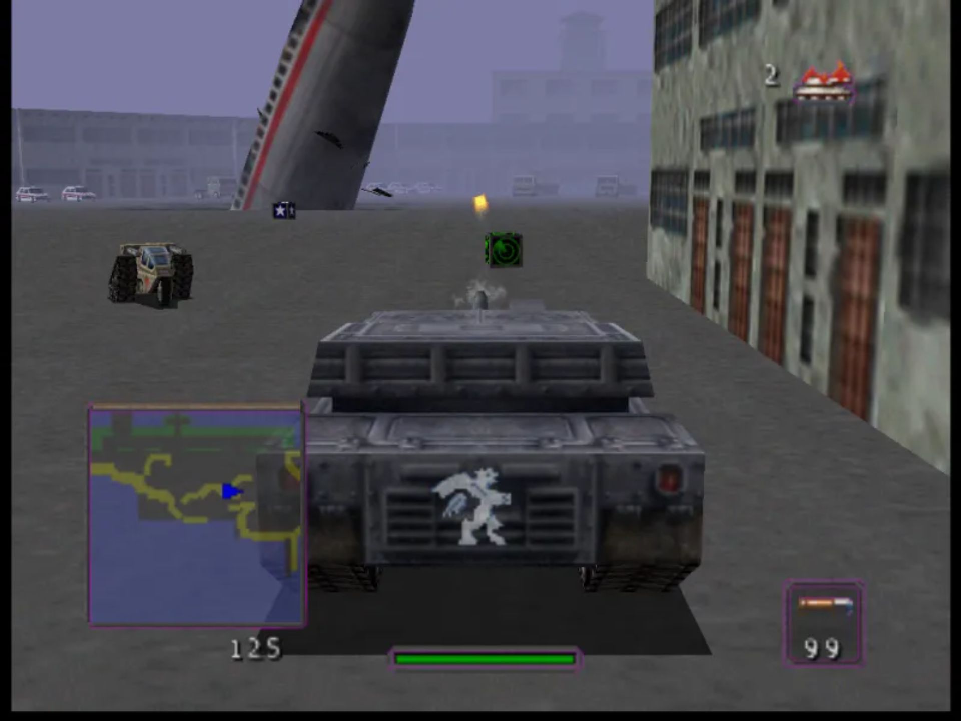 坦克大战：世界公敌N64游戏截图第8张
