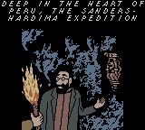 丁丁历险记：太阳神庙GBC游戏截图第2张