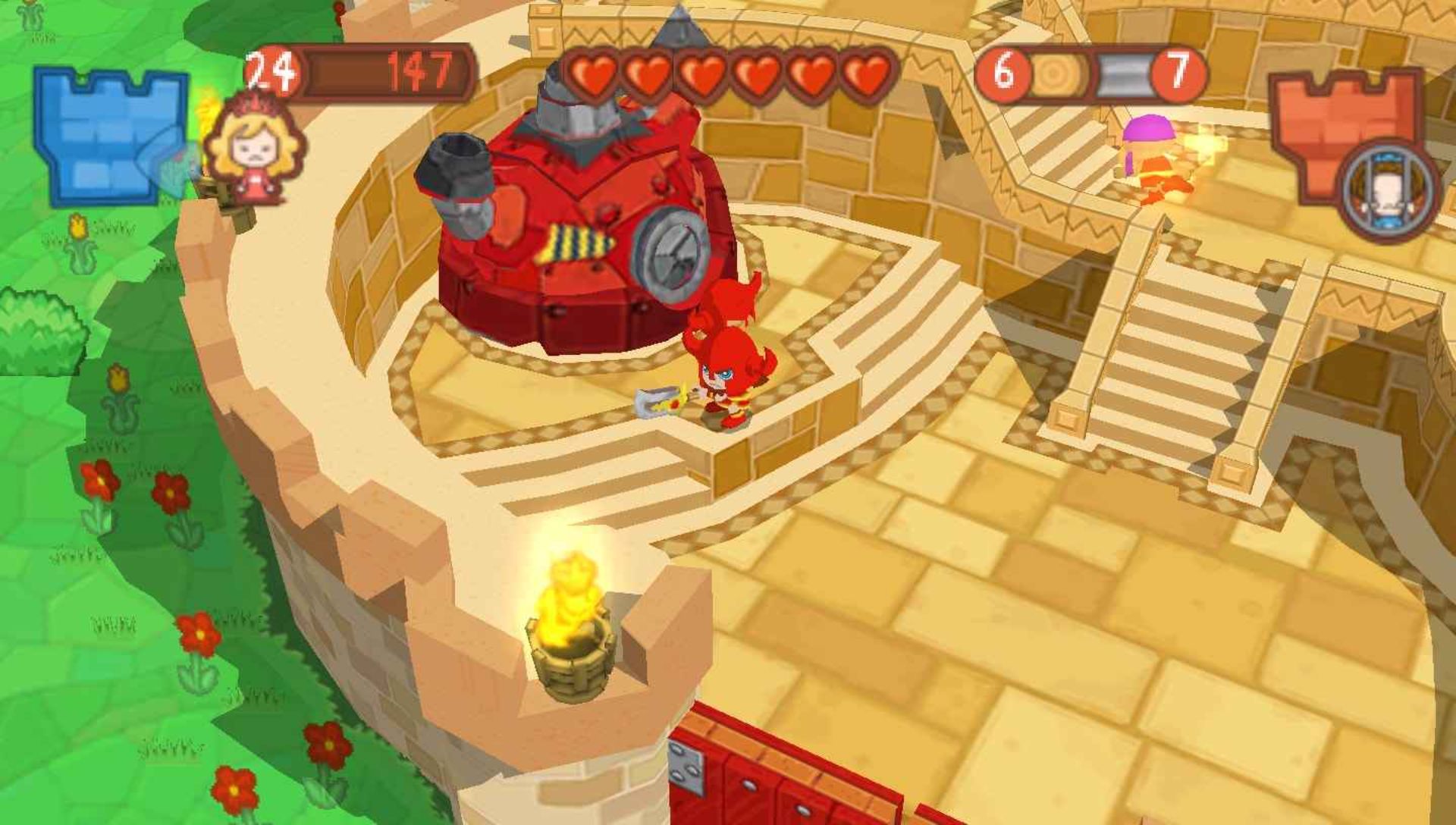 肥肥公主大救援：蛋糕成堆PSP游戏截图第13张