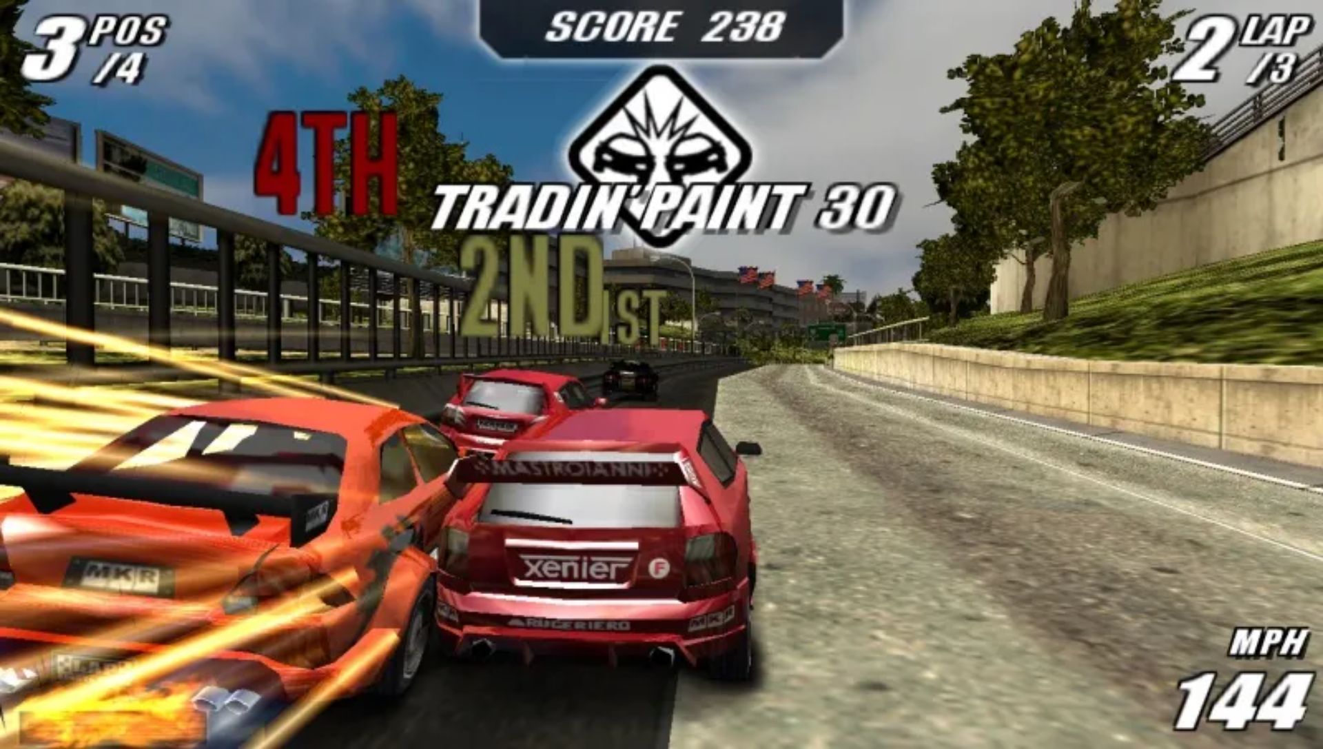 火爆狂飙：传奇PSP游戏截图第7张