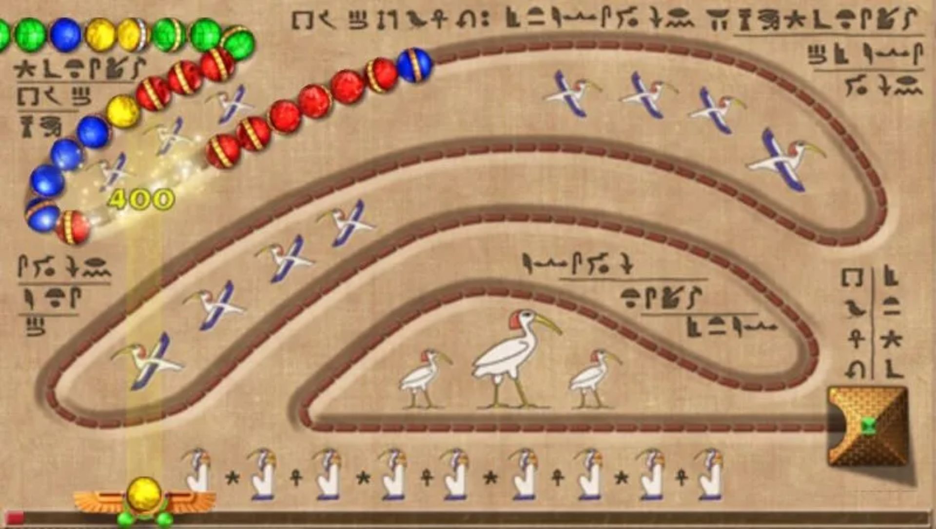 卢克索：金字塔祖玛PSP游戏截图第12张