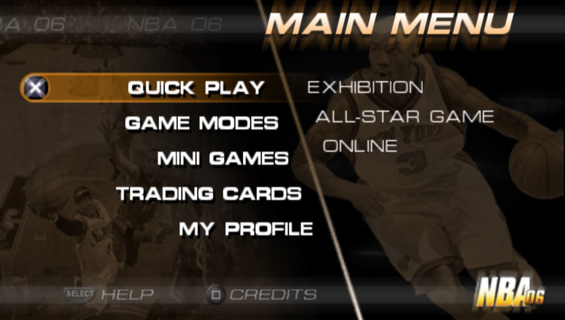 美国职业篮球联赛06PSP游戏截图第2张