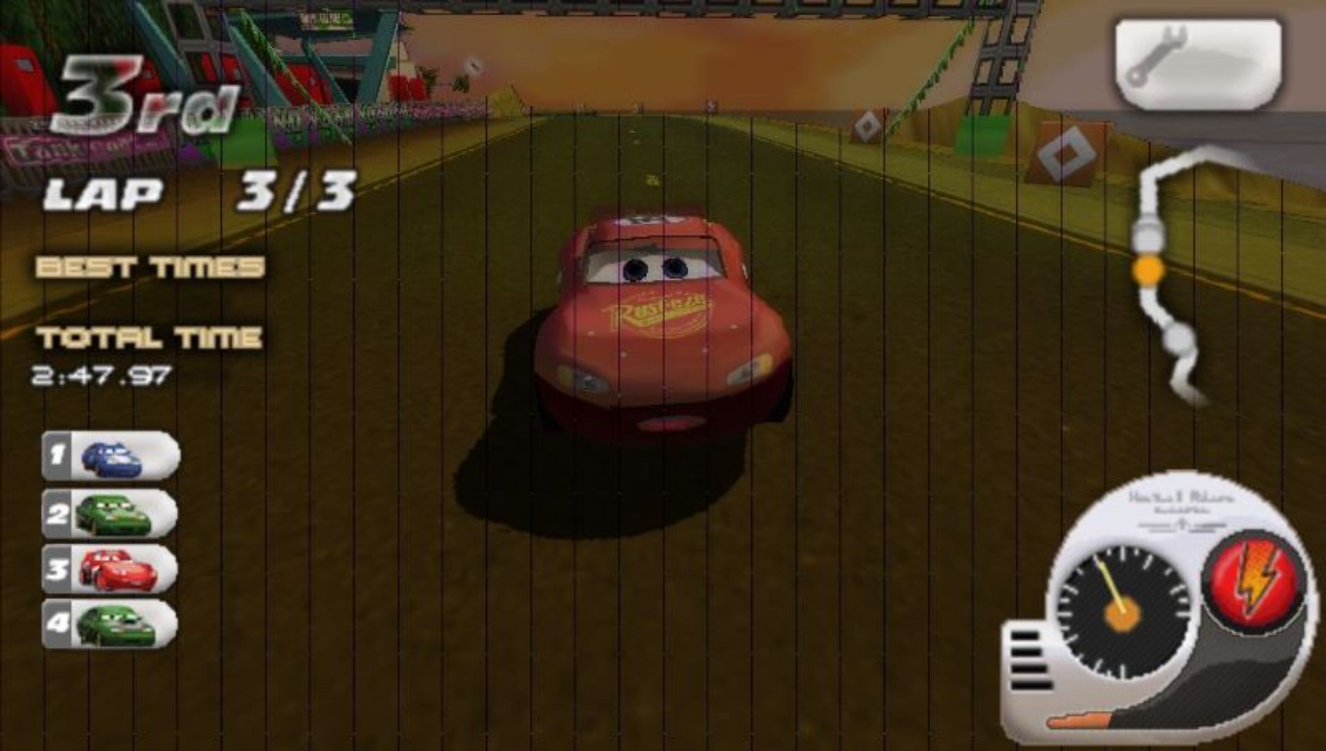 汽车总动员：竞速PSP游戏截图第7张