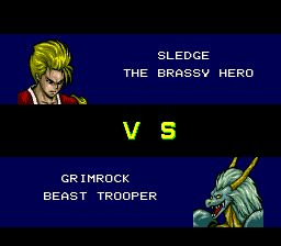 对决！！黄金决战／末日战士SFC游戏截图第4张