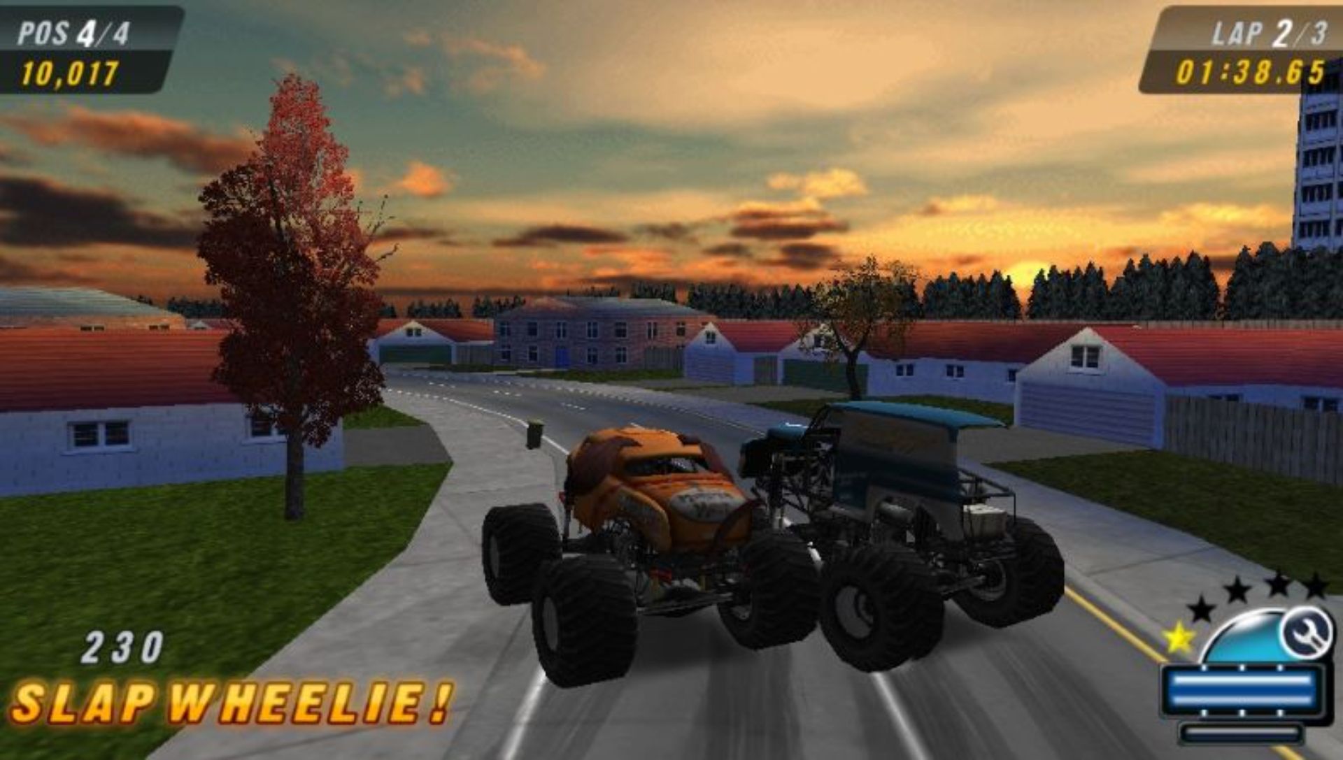 怪物卡车：城市乱斗PSP游戏截图第14张