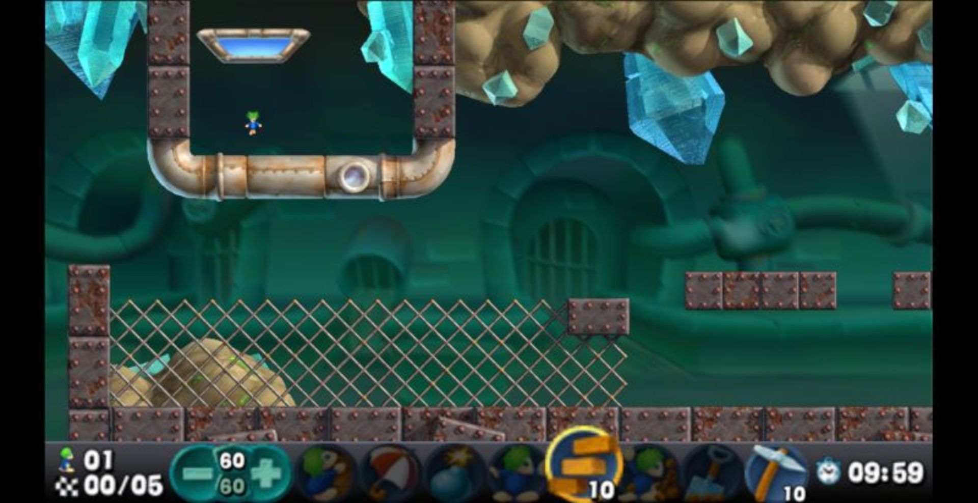 疯狂小旅鼠PSP游戏截图第9张