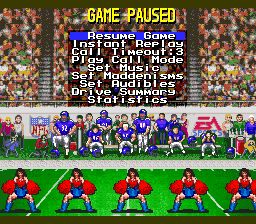 NFL职业美式足球94SFC游戏截图第20张