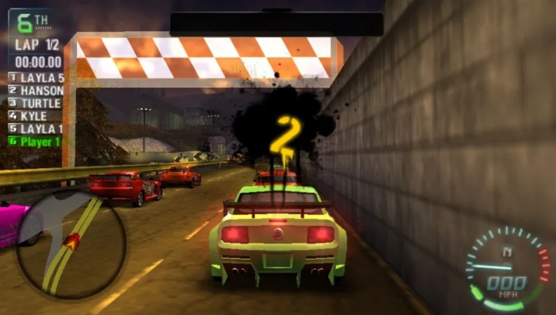 极品飞车：卡本峡谷之城市争霸PSP游戏截图第7张