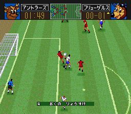 J联盟热力足球94／卡普空足球SFC游戏截图第16张
