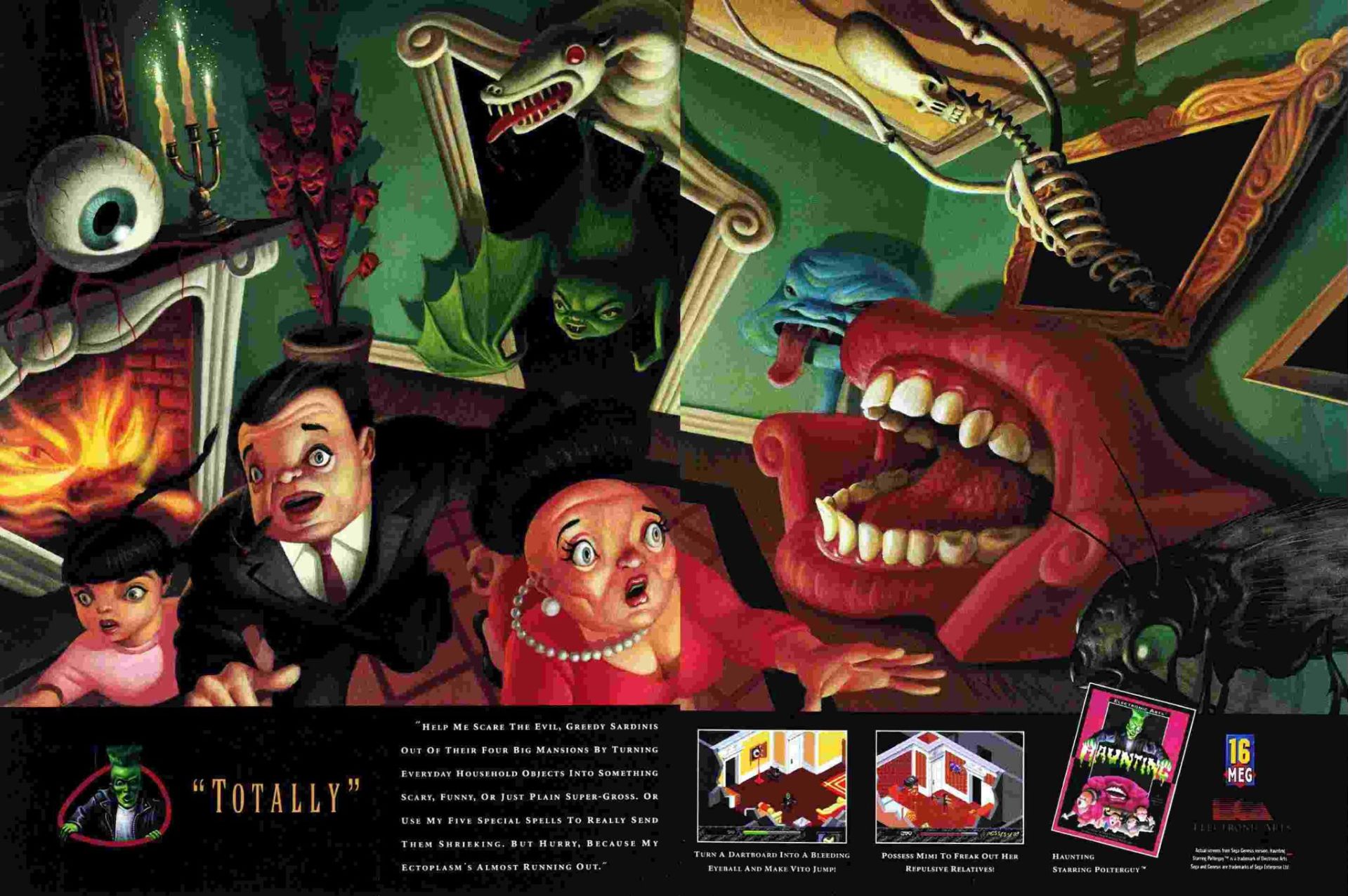 鬼屋惊魂MD游戏截图第1张