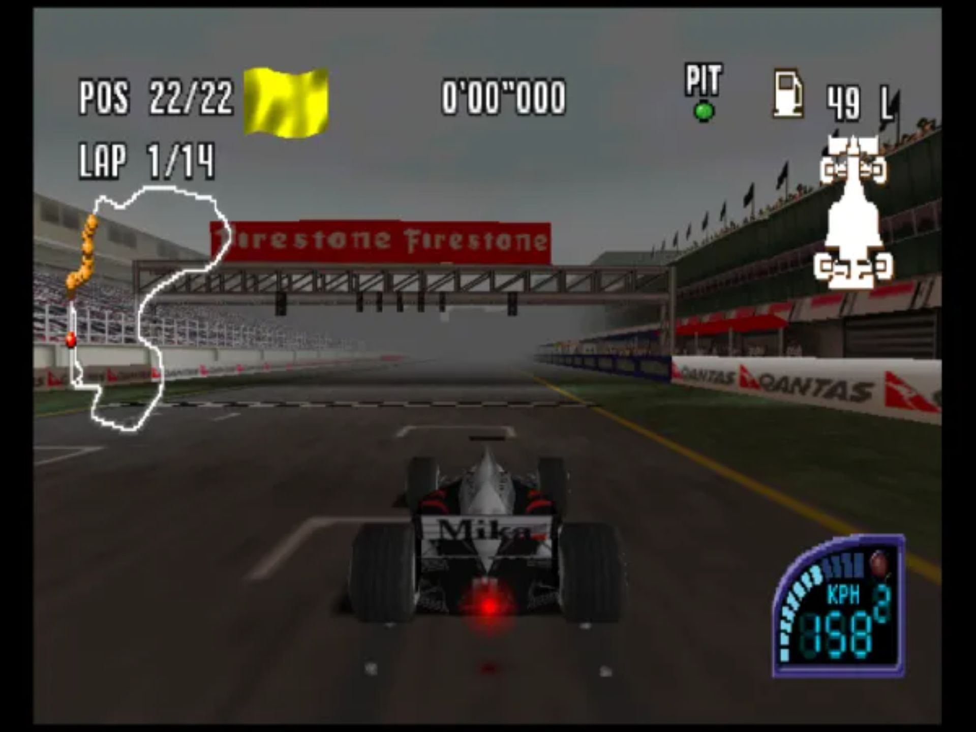 F1赛车锦标赛N64游戏截图第12张