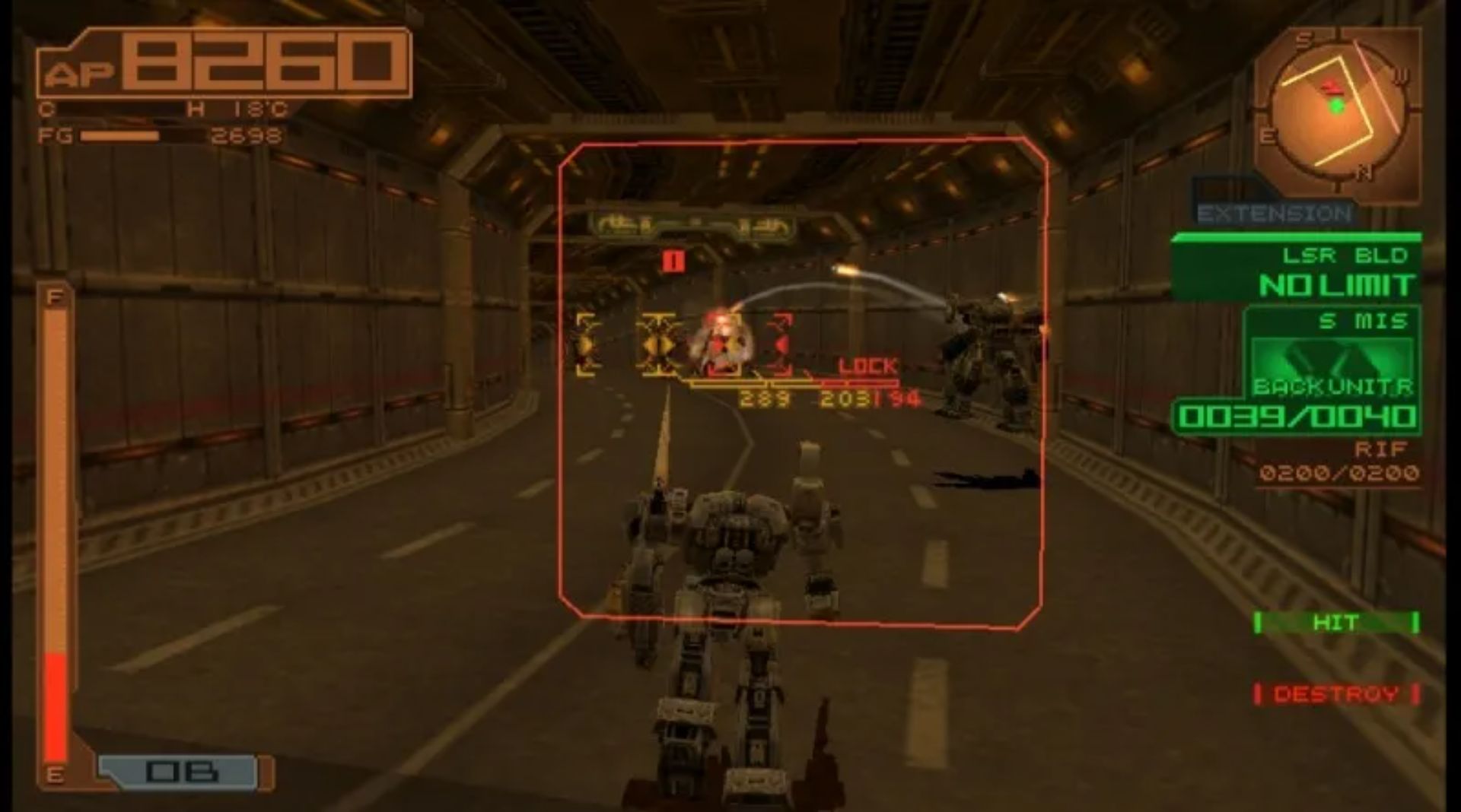 装甲核心：寂静前线（携带版）PSP游戏截图第9张