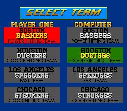 美国职棒大联盟之替补阵容SFC游戏截图第3张